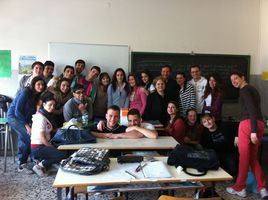 In aula con gli studenti del Liceo G. Da Procida